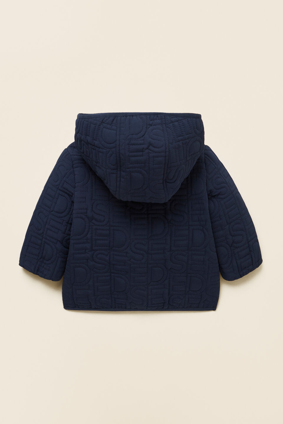 Quilted Logo Jacket  Midnight Blue