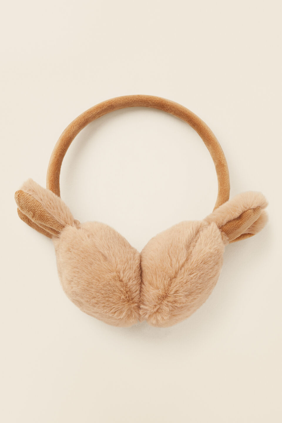 Bunny Ear Muff  Biscuit