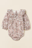 Paisley Cord Romper  Vintage White  hi-res