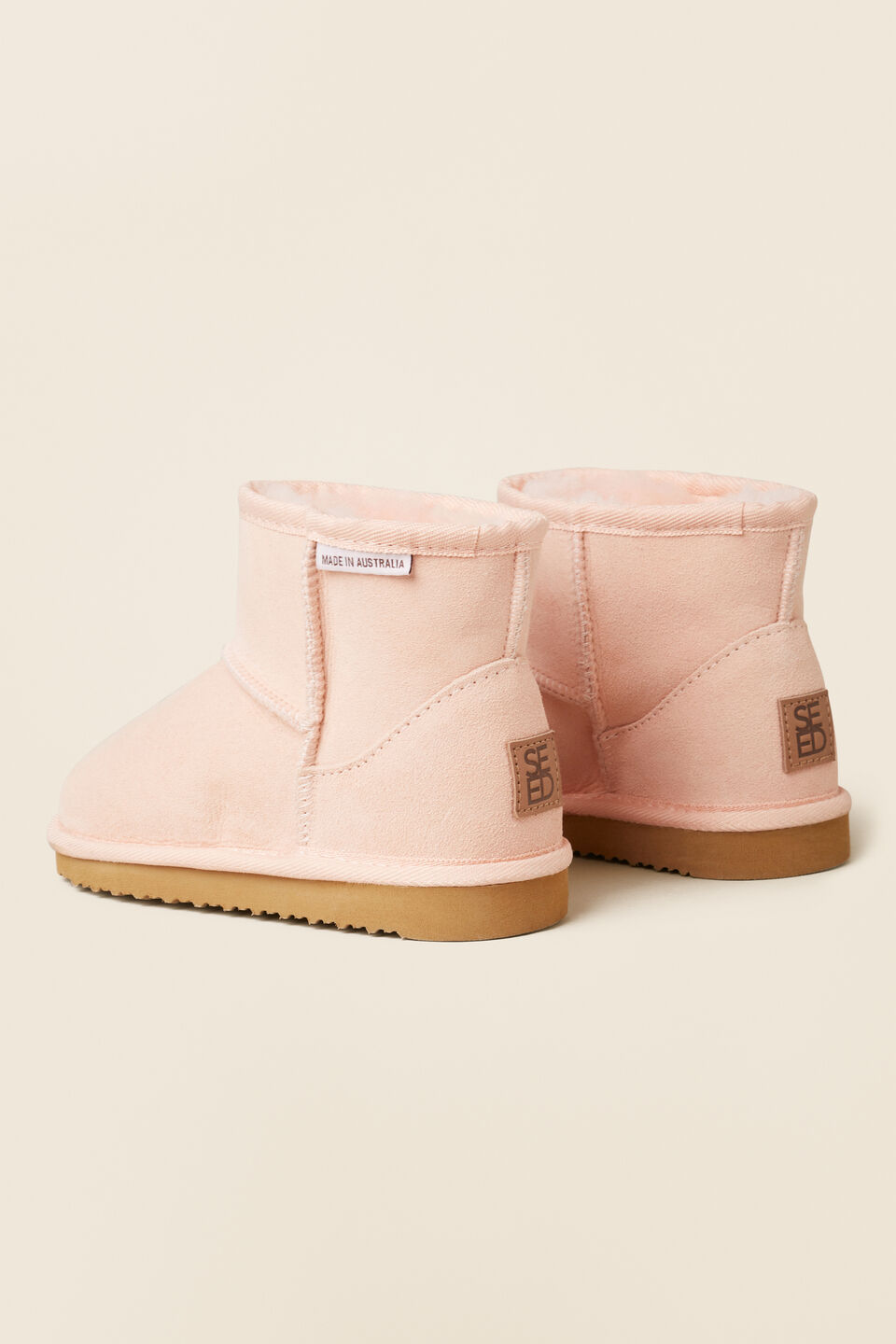 Suede House Boot  Pink