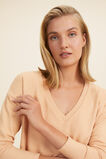 Supersoft V Neck Top  Light Ginger  hi-res