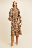 Paisley Midi Dress  Burnt Caramel Paisley  hi-res