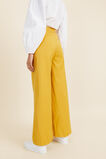 Twill Wide Leg Pant  Turmeric  hi-res