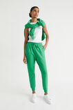 Terry Tie Front Trackpant  Bright Mint  hi-res