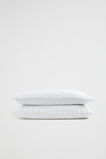 Alba Standard Pillowcase  Black Stripe  hi-res