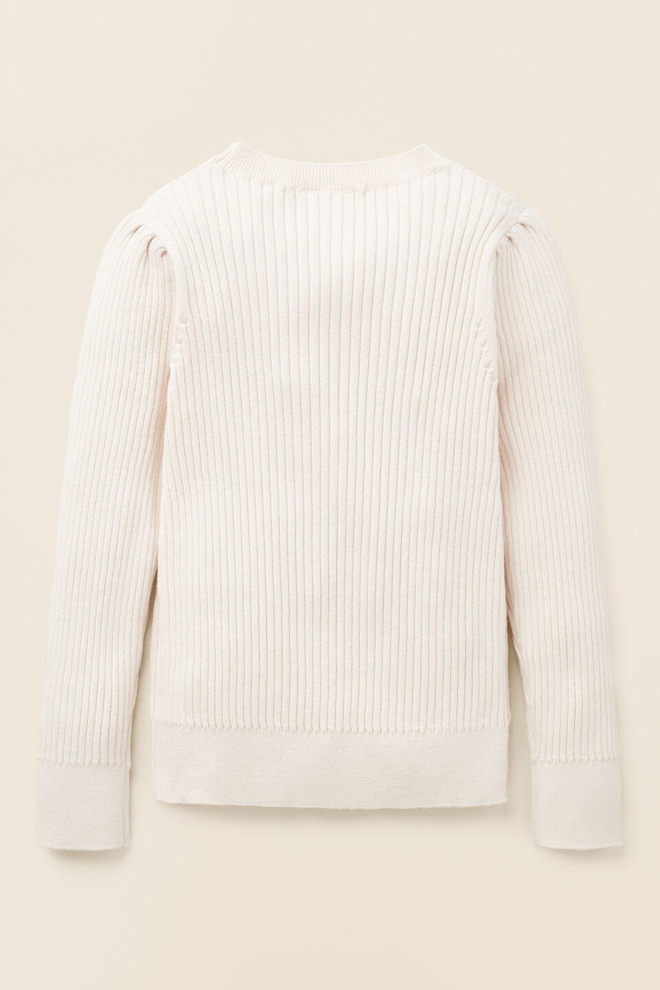 Rib Knit  Creme