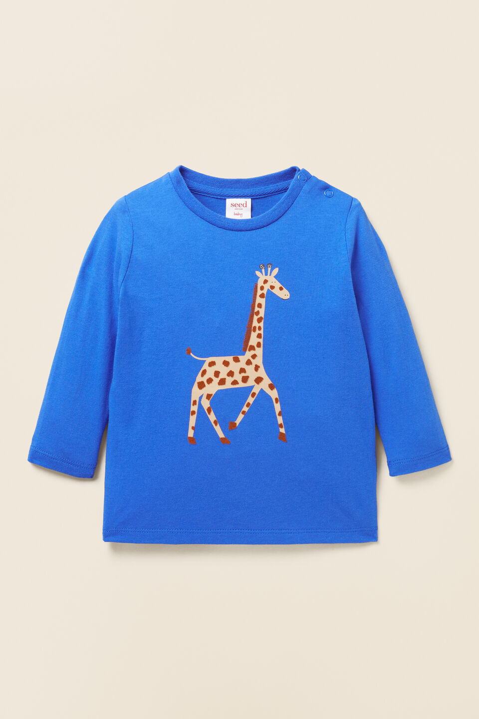 Giraffe Tee  Bright Cobalt