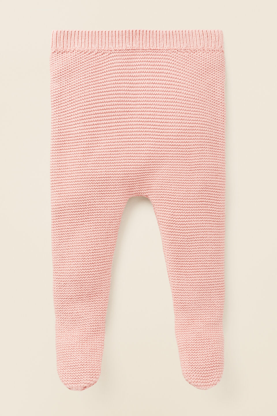 Knit Footed Legging  Chalk Pink