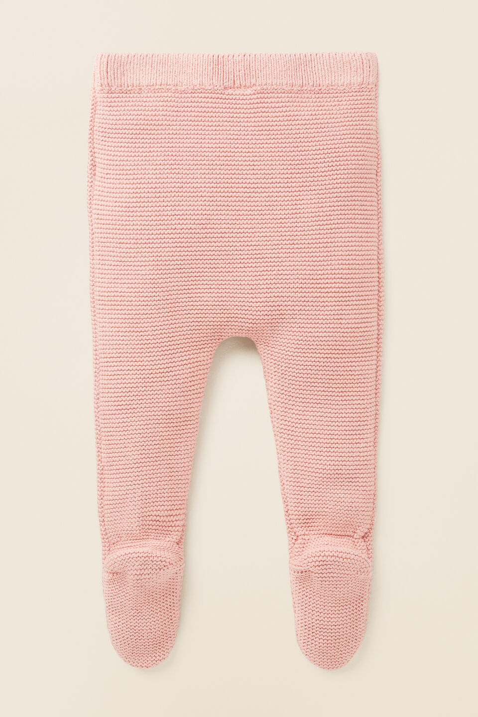 Knit Footed Legging  Chalk Pink