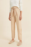 Paperbag Tie Pant  Champagne Beige  hi-res