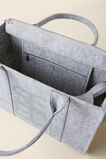 Seed Felt Tote  Grey Marle  hi-res