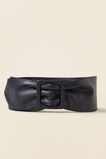 Renee Wide Leather Belt  Deep Navy  hi-res