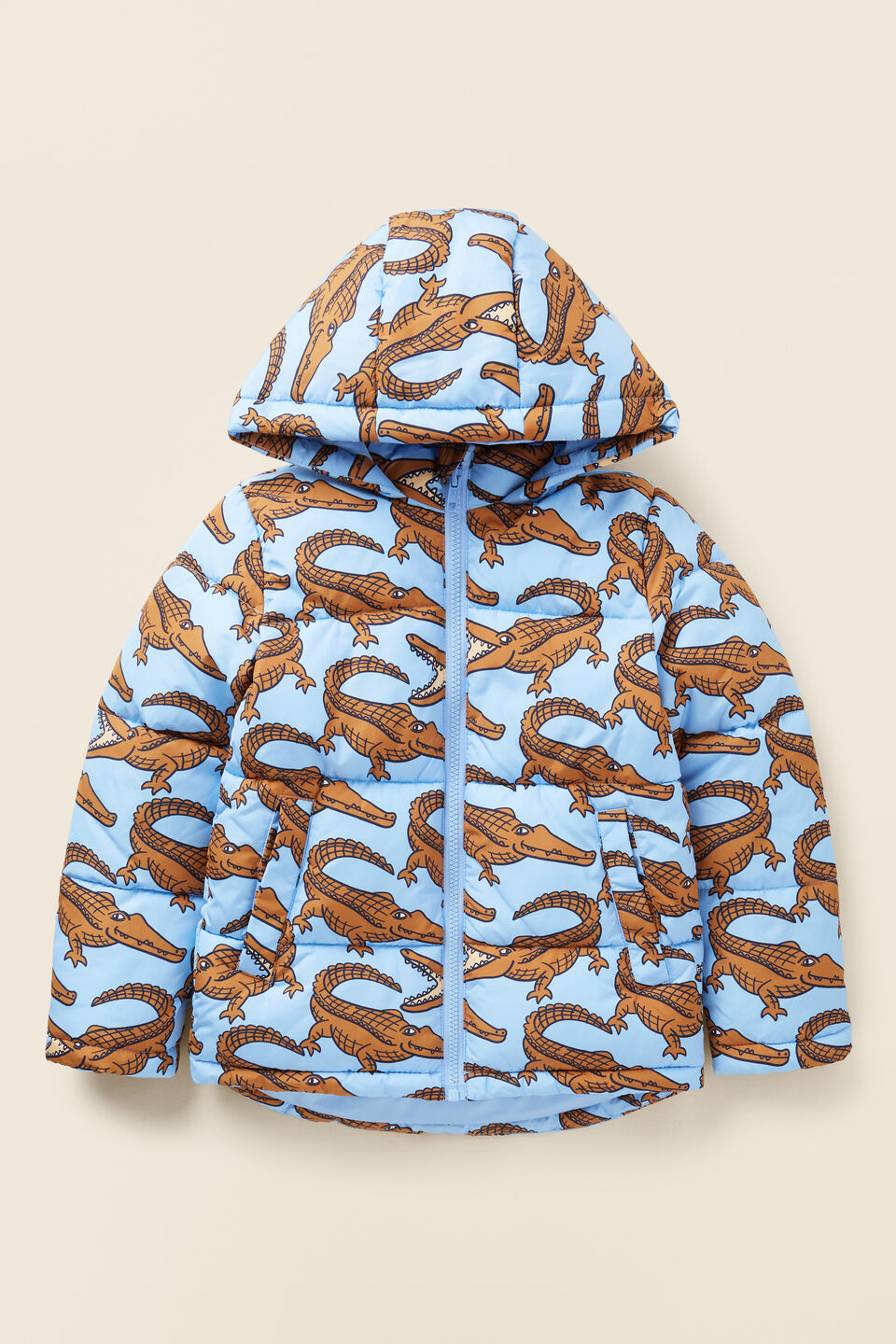 Crocodile Jacket  Blue Jay