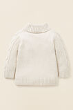 Cable Shawl Knit  Frost Marle  hi-res