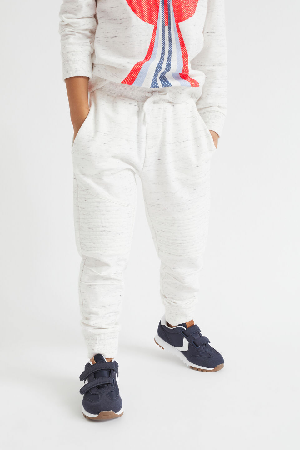 Panelled Trackpant  Vintage Space Dye