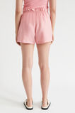 Linen Shirred Short  Bubblegum Pink  hi-res