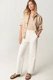 Wide Leg Denim Pant  Cloud Cream  hi-res