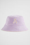 Initial Emb Bucket Hat  A  hi-res