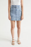 Belted Denim Mini Skirt  Sapphire Wash  hi-res