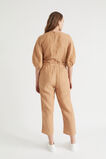 Core Linen Paperbag Pant  Light Toffee Cross Dye  hi-res