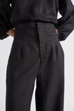 Core Linen Waisted Pant  Black  hi-res