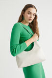 Leather Shoulder Bag  Cream  hi-res