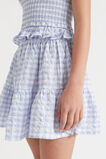 Gingham Skirt  Sky Blue  hi-res