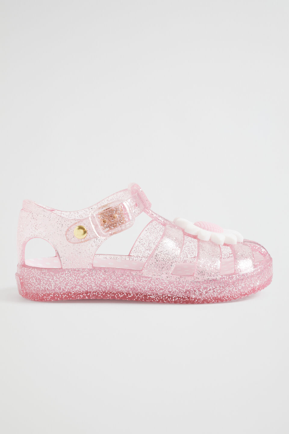 Glitter Daisy Jelly  Pink