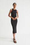 Core Fitted Tank Dress  Black  hi-res