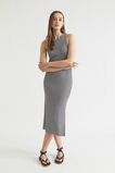 Core Fitted Tank Dress  Mono Stripe  hi-res