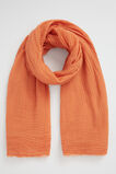 Cotton Cheesecloth Scarf  Orange Spritz  hi-res