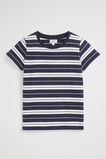 Vintage Stripe Tee  Midnight Blue  hi-res