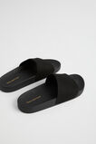 Seed Knit Pool Slide  Black  hi-res