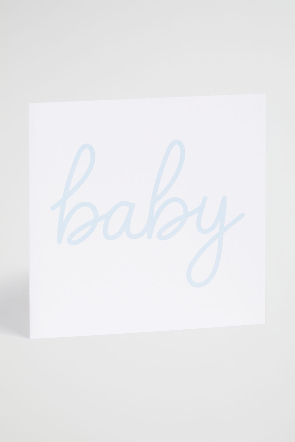 Baby Blue Card  Blue