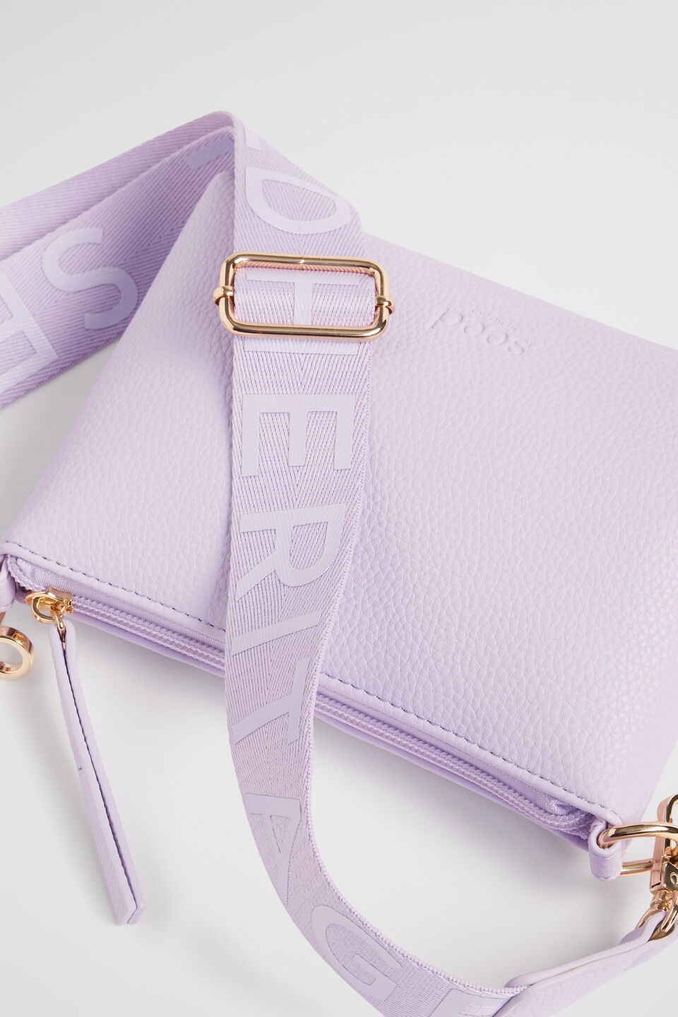 Logo Cross Body Bag  Orchid