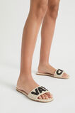 Word Espadrille Slide  Natural  hi-res