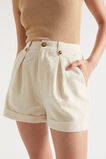 Button Pleat Front Short  Magnolia  hi-res