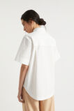 Poplin Short Sleeve Shirt  Whisper White  hi-res