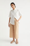 Cotton Pleat Front Pant  Light Chestnut  hi-res