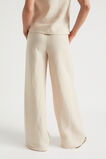 Linen Stripe High Waist Pant  Magnolia Stripe  hi-res