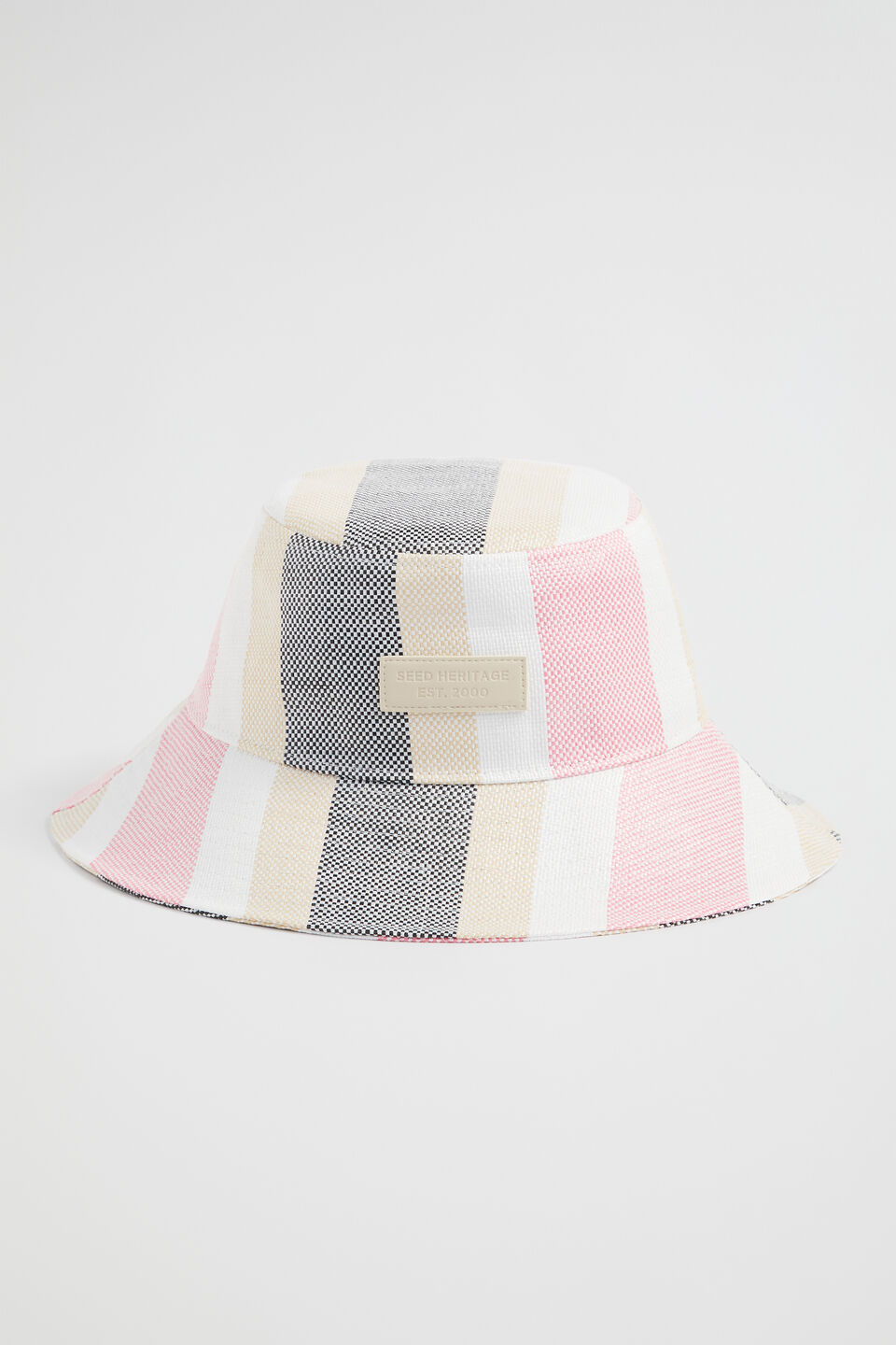 Stripe Bucket Hat  Soft Orchid Multi