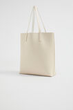 Quad Logo Tote  Natural  hi-res