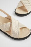 Tara Footbed Sandal  Stone  hi-res