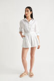 Pleat Front Short  Whisper White  hi-res