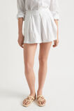 Pleat Front Short  Whisper White  hi-res