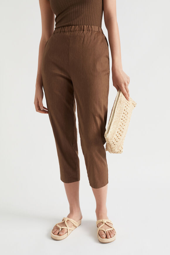 Slim Leg Pant  Pecan Brown  hi-res