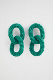 Bead Link Earring  Deep Teal  hi-res