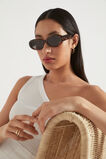 Goldie Oval Sunglasses  Brown Tort  hi-res