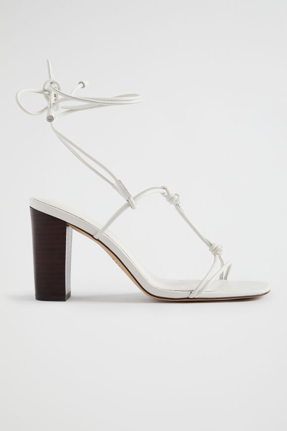 Taryn Knot Heel  White  hi-res