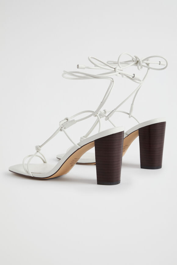 Taryn Knot Heel  White  hi-res